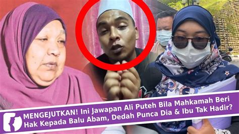Dan bila kau hambakan hatiku kembali ternyata hanya kau harus aku cintai. MENGEJUTKAN! Ini Jawapan Ali Puteh Bila Mahkamah Beri Hak ...