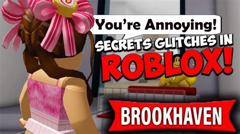 “secret” Glitches That Are Hidden In Roblox Brookhaven Revealed