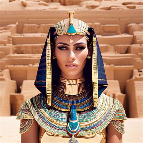 The Egyptian Queen Art Of El Paso Digital Art AI Ethnic