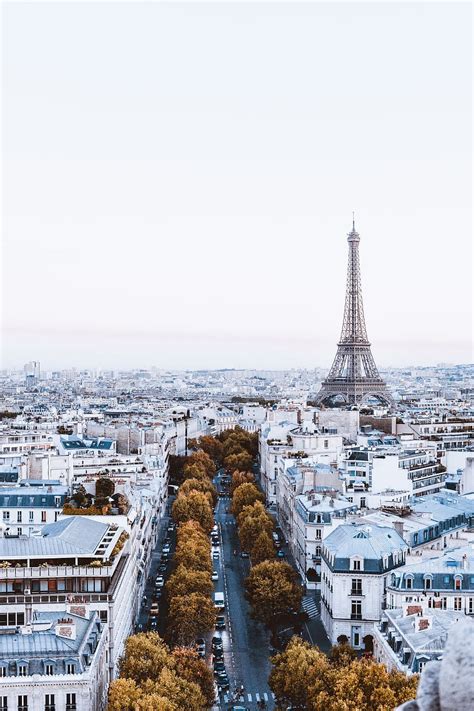 Hd Wallpaper Paris Eiffel France Architecture Street View Tower