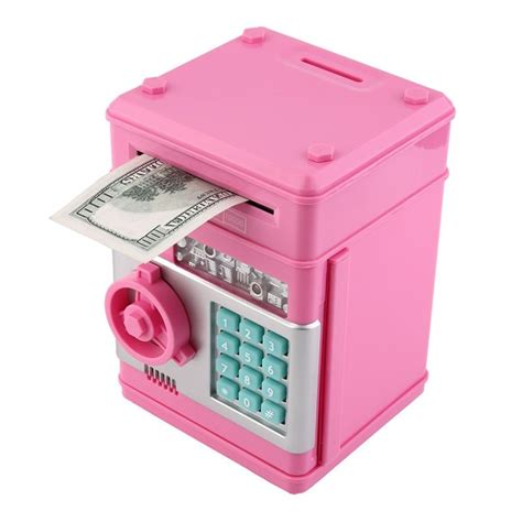 New Safety Mini Money Cash Saving Coin Box Security Safes Piggy Bank