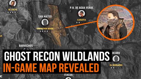 Ghost Recon Wildlands How Big Is The Map In Game Map Revealed Youtube