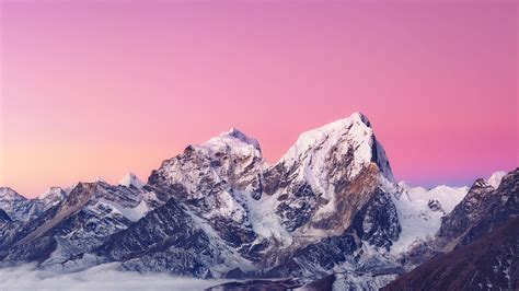 Pink Mountains 4k Wallpapers Top Free Pink Mountains 4k Backgrounds