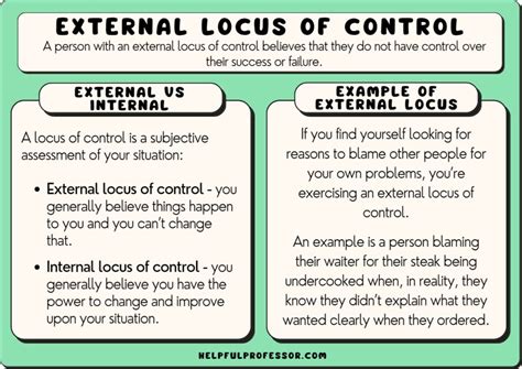 21 External Locus Of Control Examples 2024