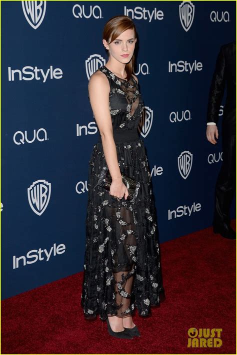 Emma Watson Instyle Golden Globes Party 2014 Photo 3029742 2014