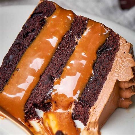Chocolate Caramel Cake NO Butter Or Eggs The Big Man S World