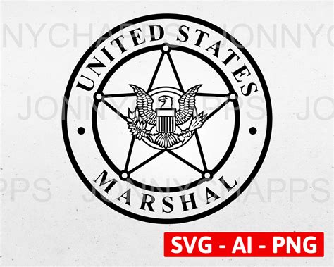 United States Marshals Service Badge Digital Vector Ubicaciondepersonas Cdmx Gob Mx