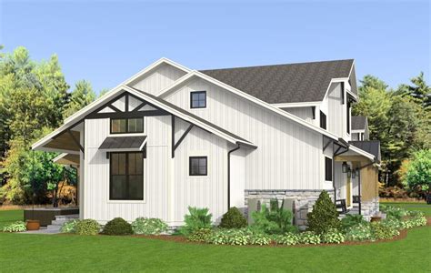 Exclusive Rustic Modern Farmhouse Plan With 4 Or 5 Beds And A 2 Story