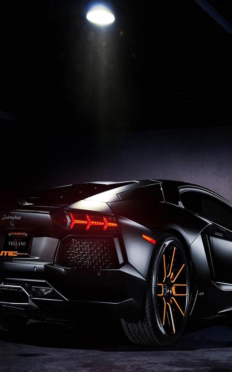 Black Lamborghini Hd Mobile Wallpapers Wallpaper Cave