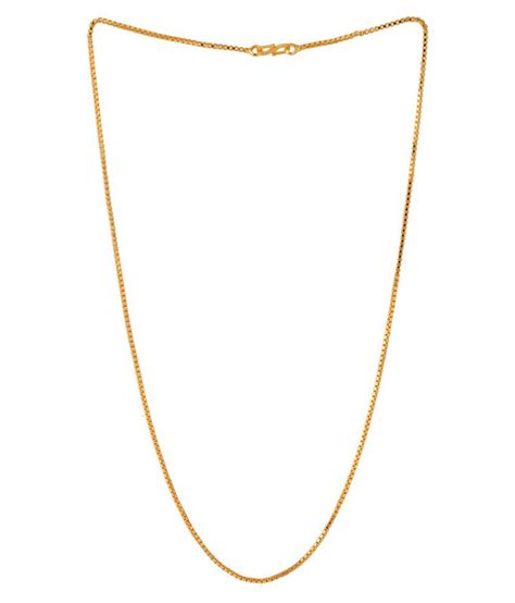 Buy Dare Gold Plated Chain For Men Online At Best Price In India Snapdeal