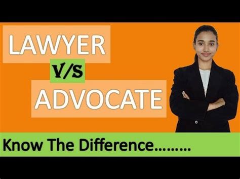 This video explains the difference between barrister and solicitor in uk, counsel and attorney at law in usa advocate in pakistan. Difference between lawyer and advocate, lawyer vs advocate ...