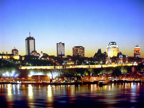 Quebec City The Only Walled City In North America And The Capital City Of Quebec Frontenac