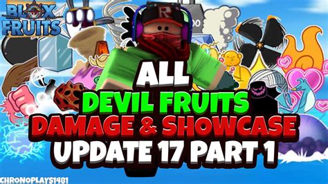 All Devil Fruit Damage And Showcase On A 25mil Player Update 17 Prt 1