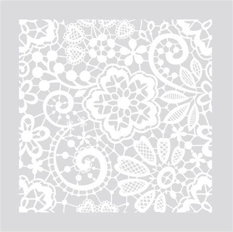 Image Result For Printable Lace Repeat Stencil Template Lace Stencil