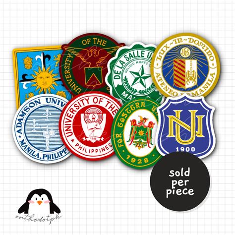 Uaap Universities Up Admu Dlsu Ust Stickers • Decorative For Gadgets