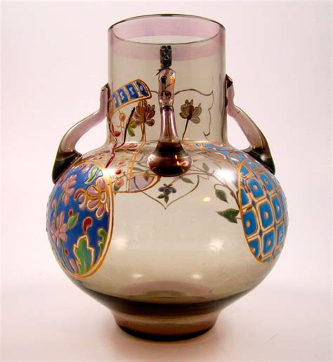 A L And L Lobmeyr Glass Vase Made For The Persian Islamic Turkish