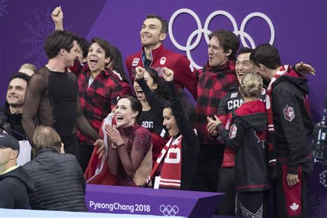 Pyeongchang 2018 Figure Skating Team Event Gold Team Canada