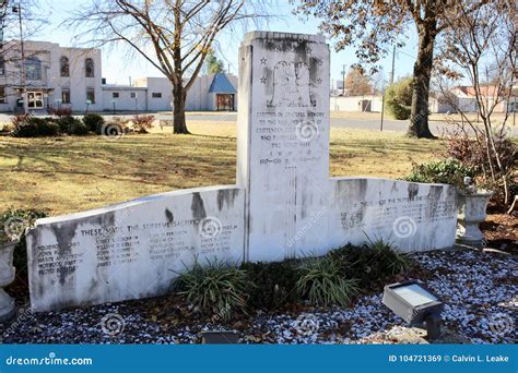 Fallen Police Officers Memorial Arkansas Editorial Stock Image - Image