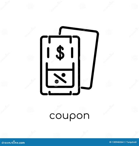 Coupon Icon From Collection Stock Vector Illustration Of Card