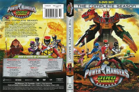 Power Rangers Dino Charge Complete Season Dvd Cover 2017 R1