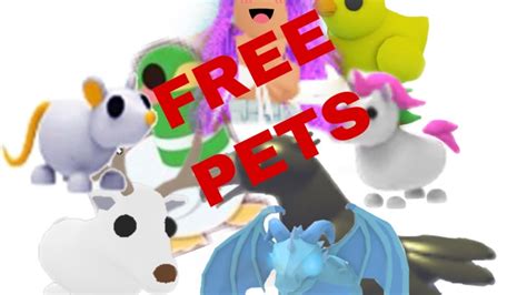 This post is going to tell you how to get one for free. Roblox Adopt Me FREE PETS giveaway - YouTube