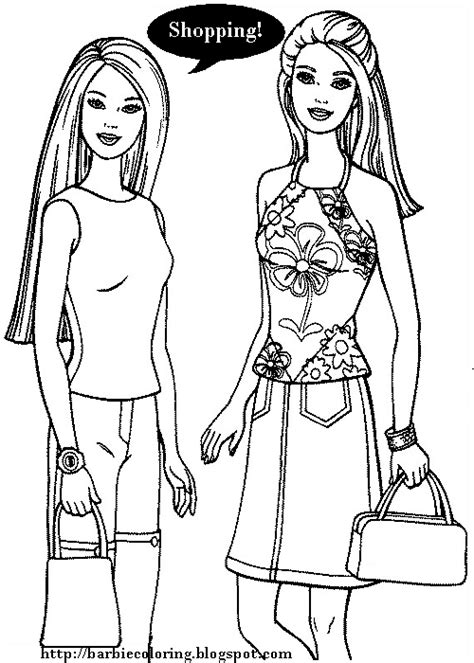 Barbie And Ken Wedding Coloring Pages Coloringpages2019