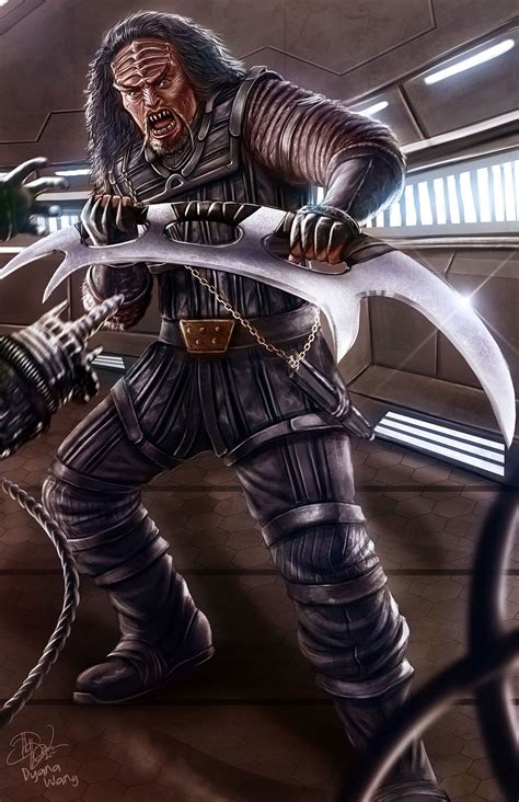 Klingon Warrior By Dyana Wang Dyanawang Klingon Startrek