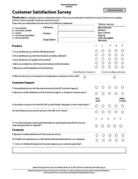 Examples Customer Satisfaction Survey 6 Format How To Achieve Pdf