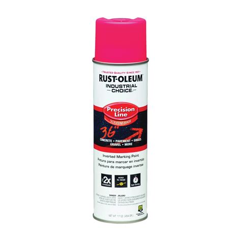 Rust Oleum 1661838 Inverted Marking Spray Paint Gloss Fluorescent