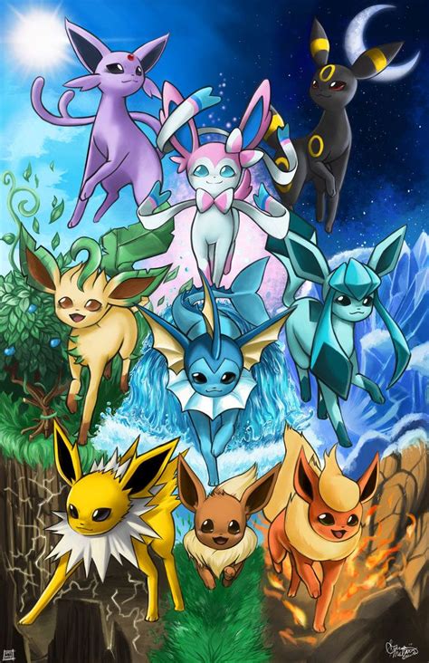 Pokémon Eevee Evolutions Wallpapers Wallpaper Cave