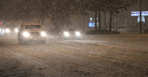Snow Freezing Rain Causing Problems On Metro Vancouver Roads Monday