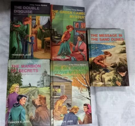 Set Of 5 A Kay Tracey Mystery By Frances K Judd Hardcover Book Hobbies And Toys Books