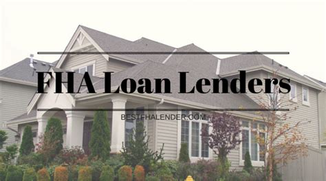 Fha Lenders The Best Fha Lender