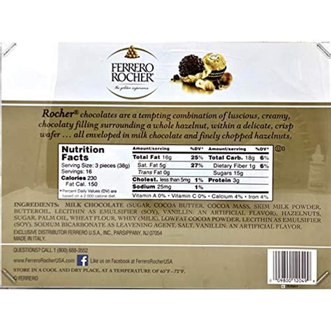 Buy Ferrero Rocher Fine Hazelnut Chocolates Chocolate Gift Box