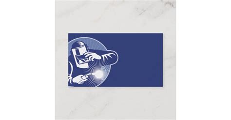 When it comes to your business, don't wait for opportunity, create it! welder working welding business card | Zazzle.com