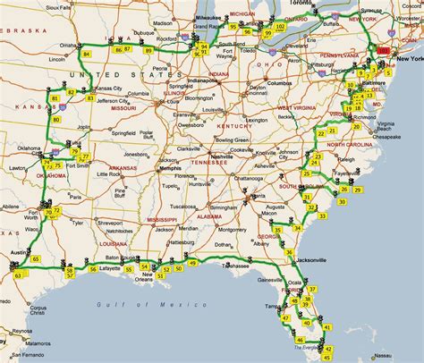 Road Map Of Eastern Us Map The Best Porn Website