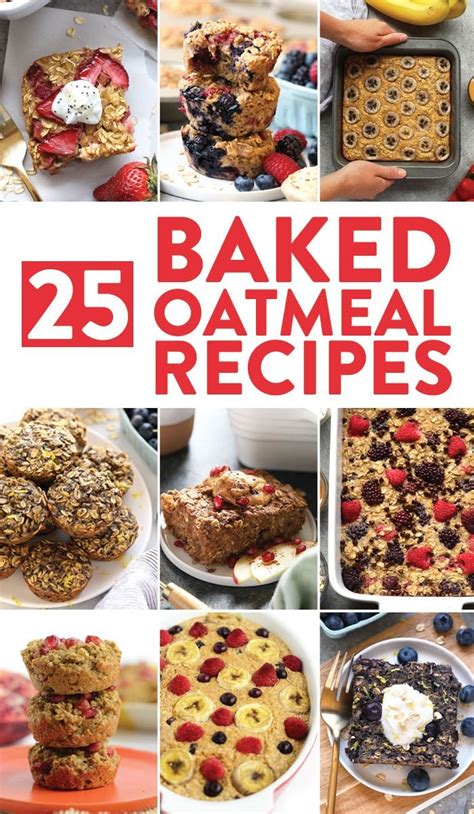 25 Healthy Baked Oatmeal Recipes Fit Foodie Finds Baked Oatmeal