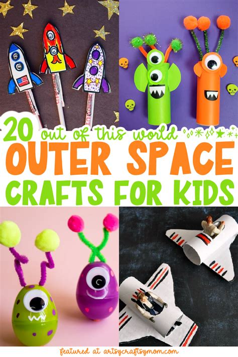 20 Outstanding Outer Space Crafts For Kids To Make And Learn Artofit