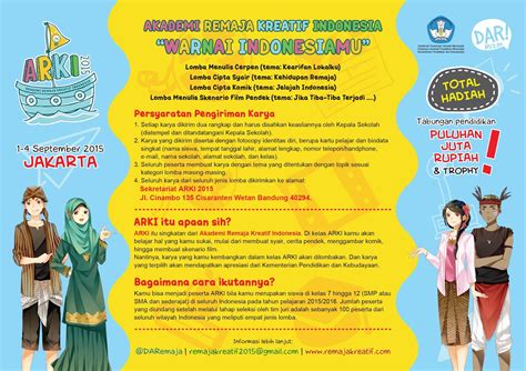 Maybe you would like to learn more about one of these? Akademi Remaja Kreatif Indonesia 2015 ~ Cerita Dunia Shinta