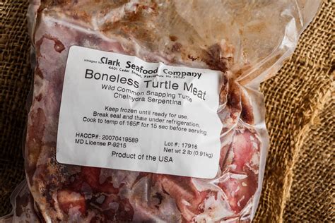 Boneless Turtle Meat Heads And Tails Seafood