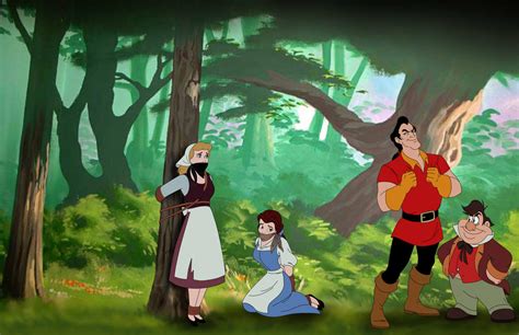 Belle And Cinderella Peasants In Peril By Serisabibi On Deviantart