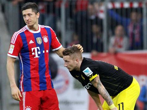 Bayern munich go back to the top of the bundesliga table. Der Klassiker: Lewandowski vs Reus: MOMANI