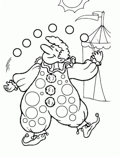 Printable Clown Coloring Pages Coloring Home