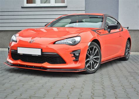 The owner of this gt86, kelvin, has owned this ride since 2016. FRONT SPLITTER V.4 TOYOTA GT86 FACELIFT Carbon Look + Red ...