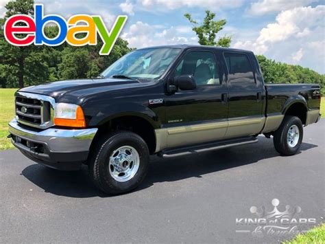 2001 Ford F250 Crew Cab Lariat Shortbed 73l Diesel 4x4 Only 11k Mile