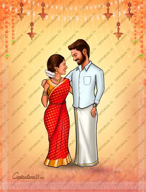 Find here wedding cards, marriage invitation cards, wedding invitation card suppliers, manufacturers, wholesalers. F tamil wedding caricature invitation | Caricature11