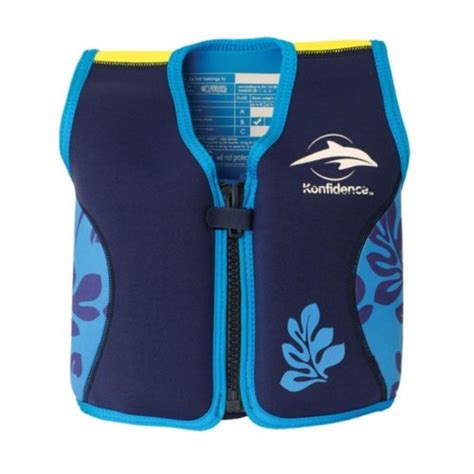 The Original Konfidence Swim Jacket Blue Aquatic Fit Niagara