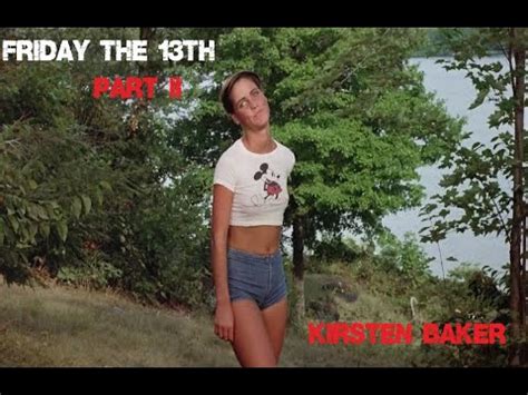Kirsten Baker Autograph Friday The 13th Part II YouTube