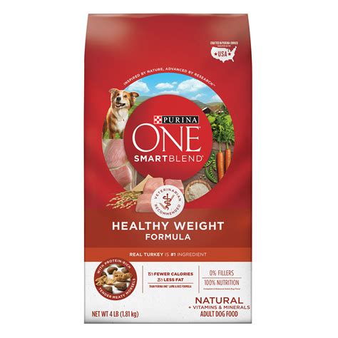 Purina ONE Weight Management, Natural Dry Dog Food, SmartBlend Healthy Weight Formula, 4 lb. Bag