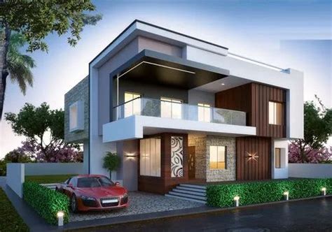 Duplex Bungalow Elevation Design At Rs 6000sq Ft In Noida